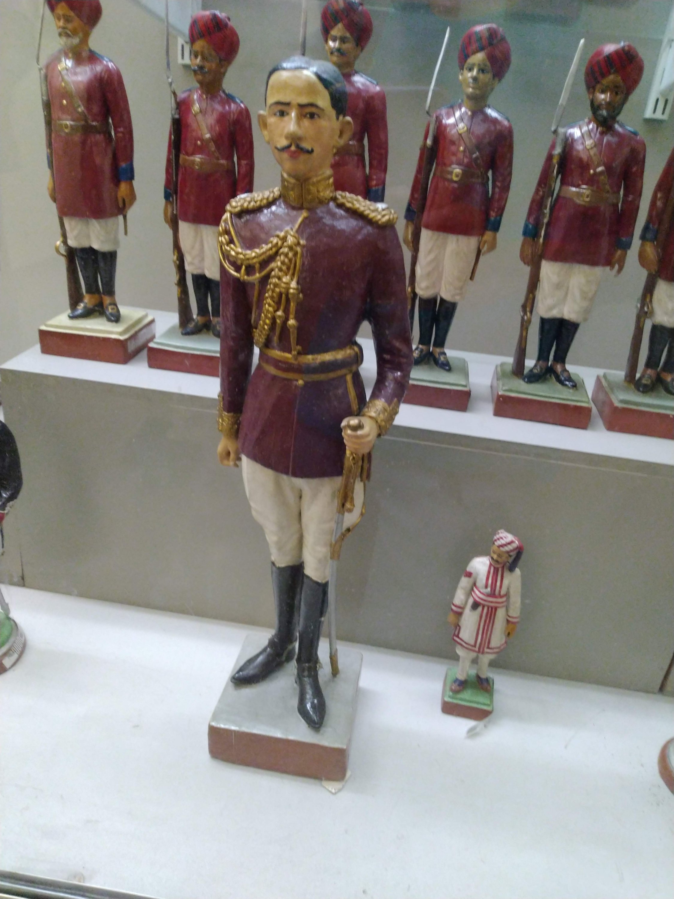 Miniature model of Nawab Salar Jung III